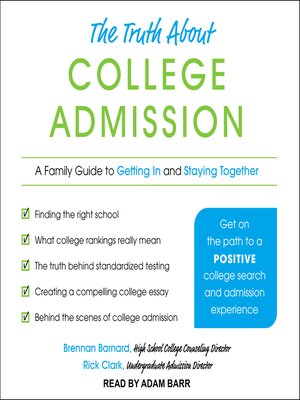 cover image of The Truth about College Admission